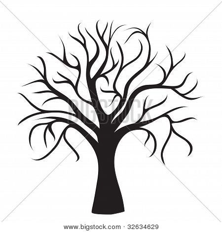 450x470 Tree Without Leaves Printable