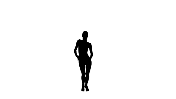590x332 Slim Professional Dancer Woman Dancing Latino On White Background