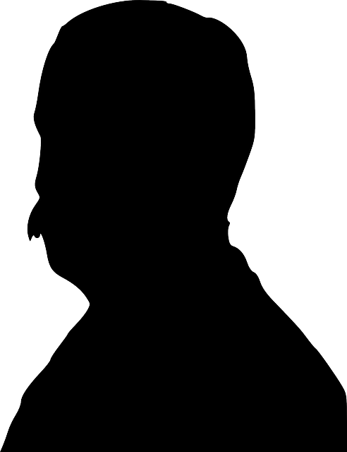 492x640 Old, Black, Man, Profile, Silhouette, Male, Portrait