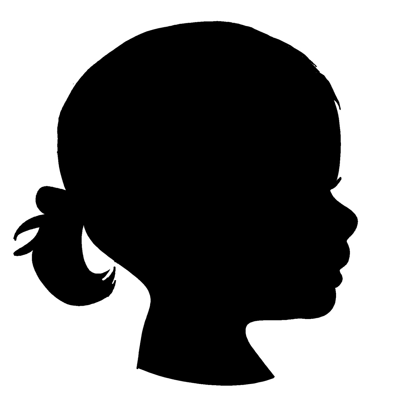 1546x1600 Baby Girl Silhouette Clip Art Little Girl Clipart Profile 2