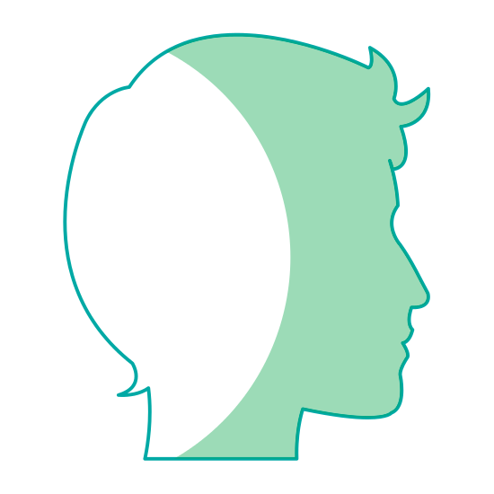 550x550 Profile Silhouette Of Head