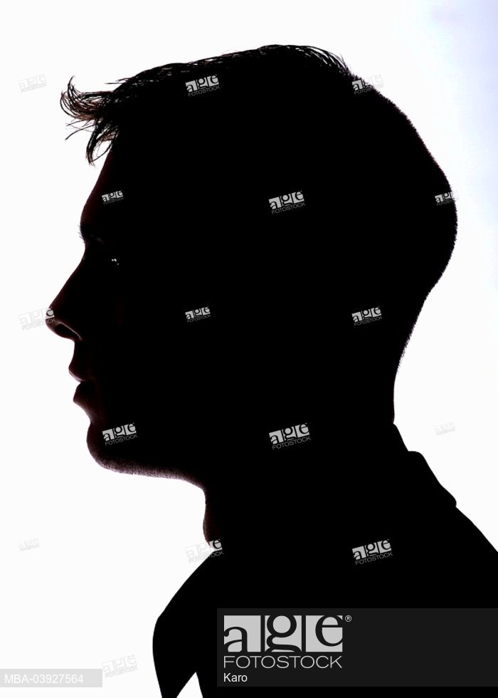 700x980 Silhouette, Man, Side Portrait, People, Men's Head, Head, Face