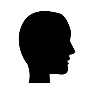 300x300 Profile Silhouette Royalty Free Vectors