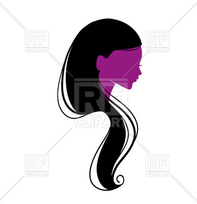 387x400 Stylized Profile Of Beautiful Woman
