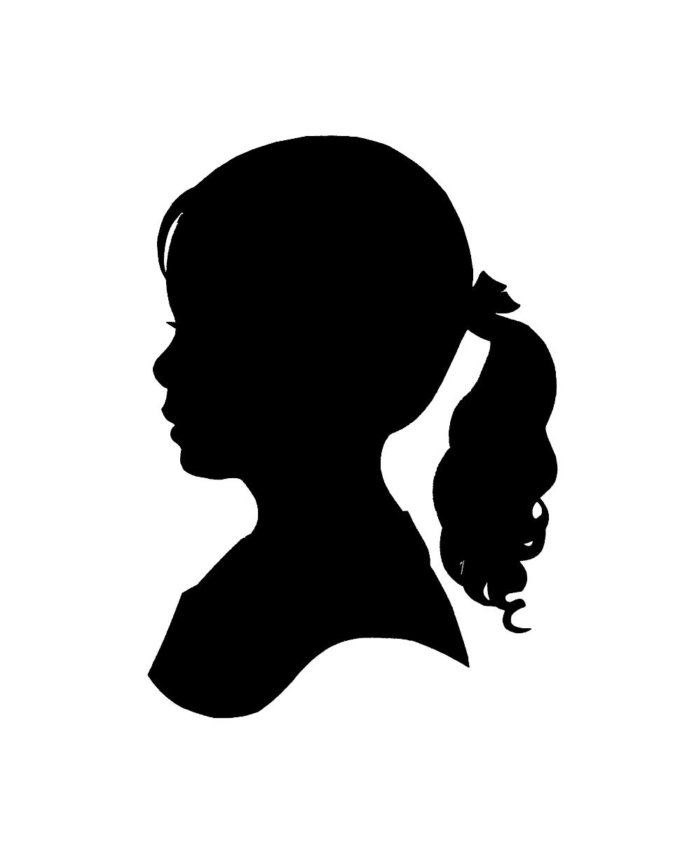 960x1218 Unique Woman Profile Silhouette Clipart Images