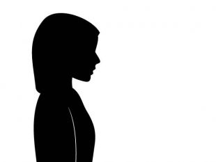310x233 Woman Profile Silhouette Free Vectors Ui Download