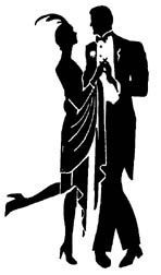 148x252 Prom Theme Dance Silhouette