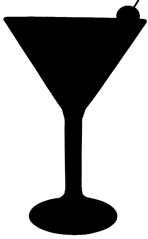 497x800 Martini Silhouette Png By Clipartcotttage