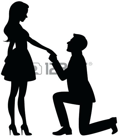 Proposal Silhouette at GetDrawings | Free download