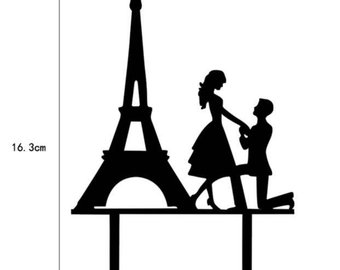 340x270 Proposal Cake Topper Etsy