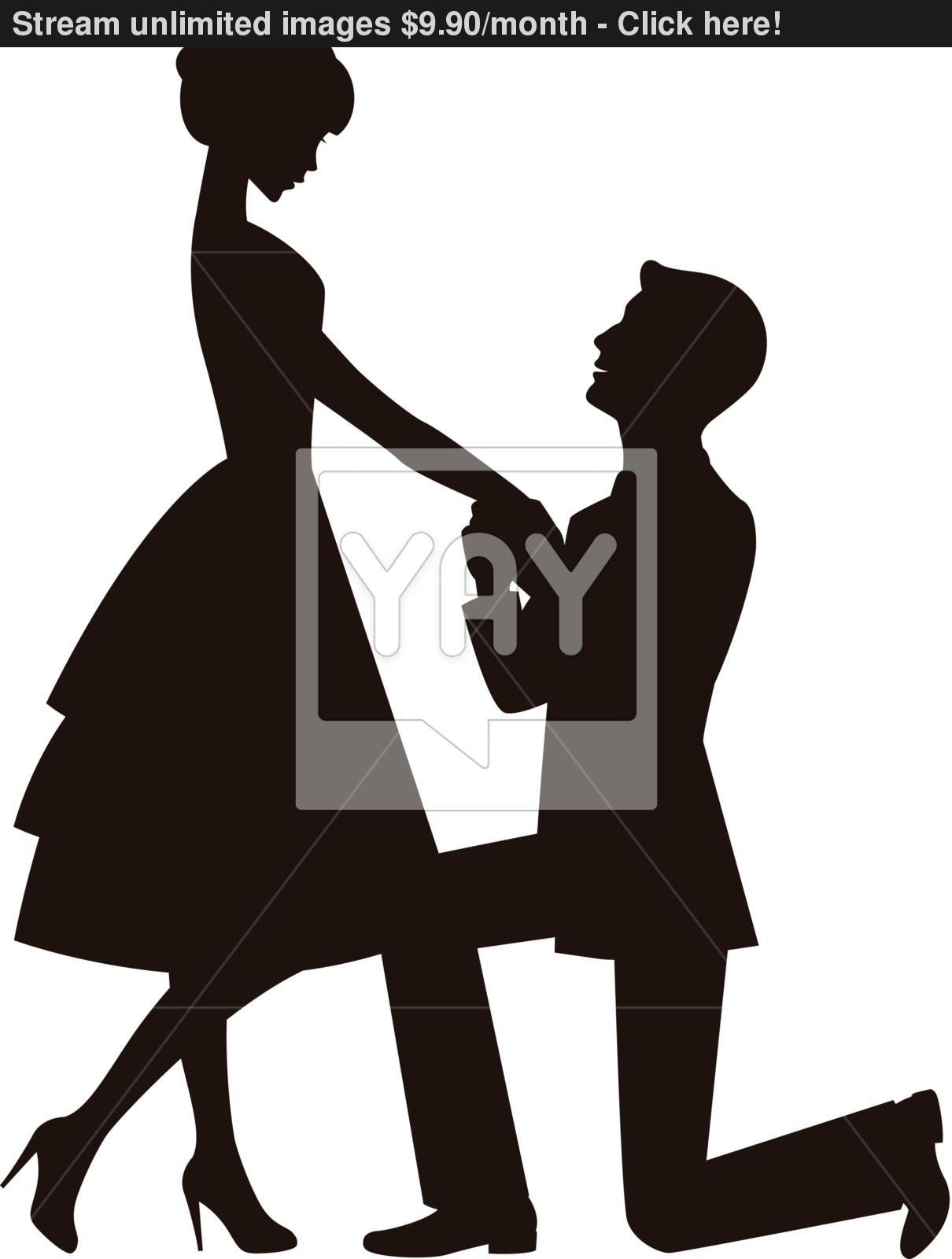 1210x1600 Marriage Proposal Vector