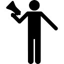 128x128 Megaphone Silhouette Vectors, Photos And Psd Files Free Download