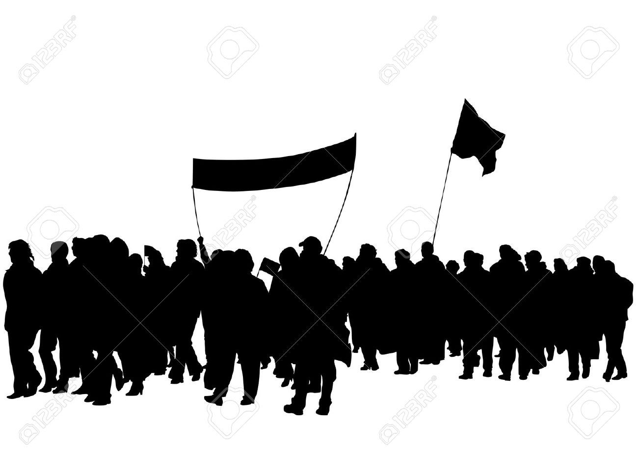 1300x919 Clip Art Protests