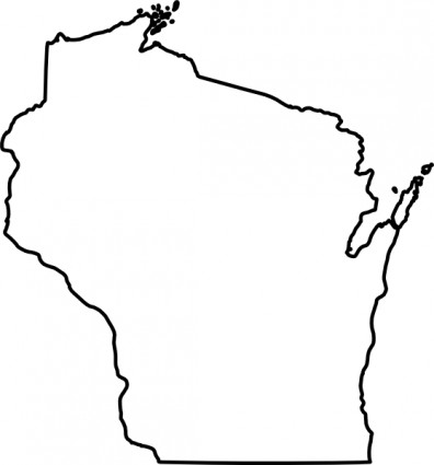 396x425 Us Map Outline Image