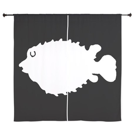 460x460 Puffer Fish Curtains