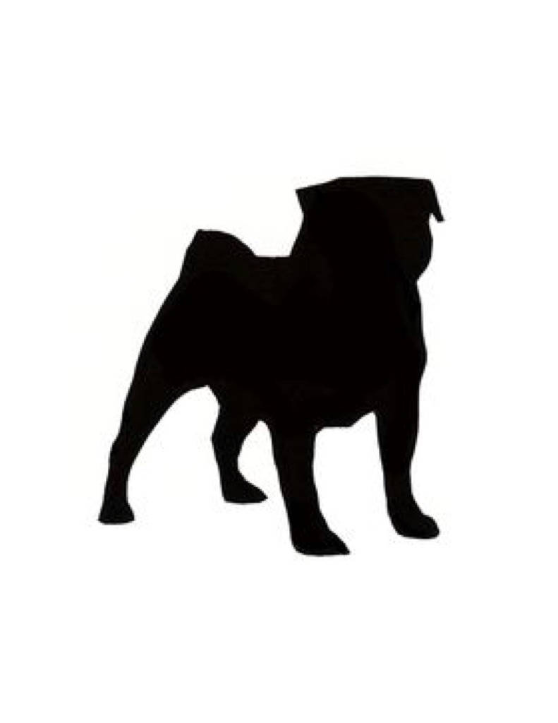 791x1024 Pack Of 3 Pug Dog Stencils Made From 4 Ply Mat Board 16x20x 11x14