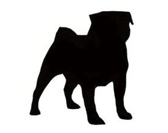 340x270 Pug Stencil Etsy