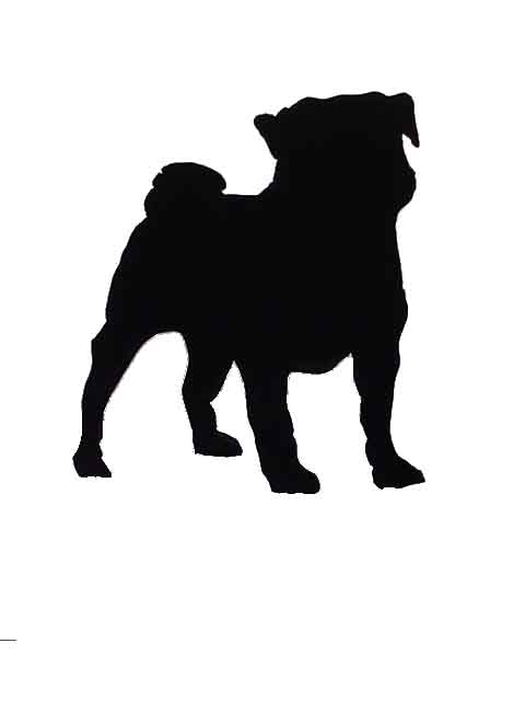 480x640 Most Pug Silhouette Clip Art Clipart Library