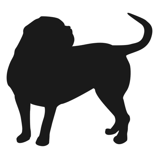 512x512 Dog Silhouette 3