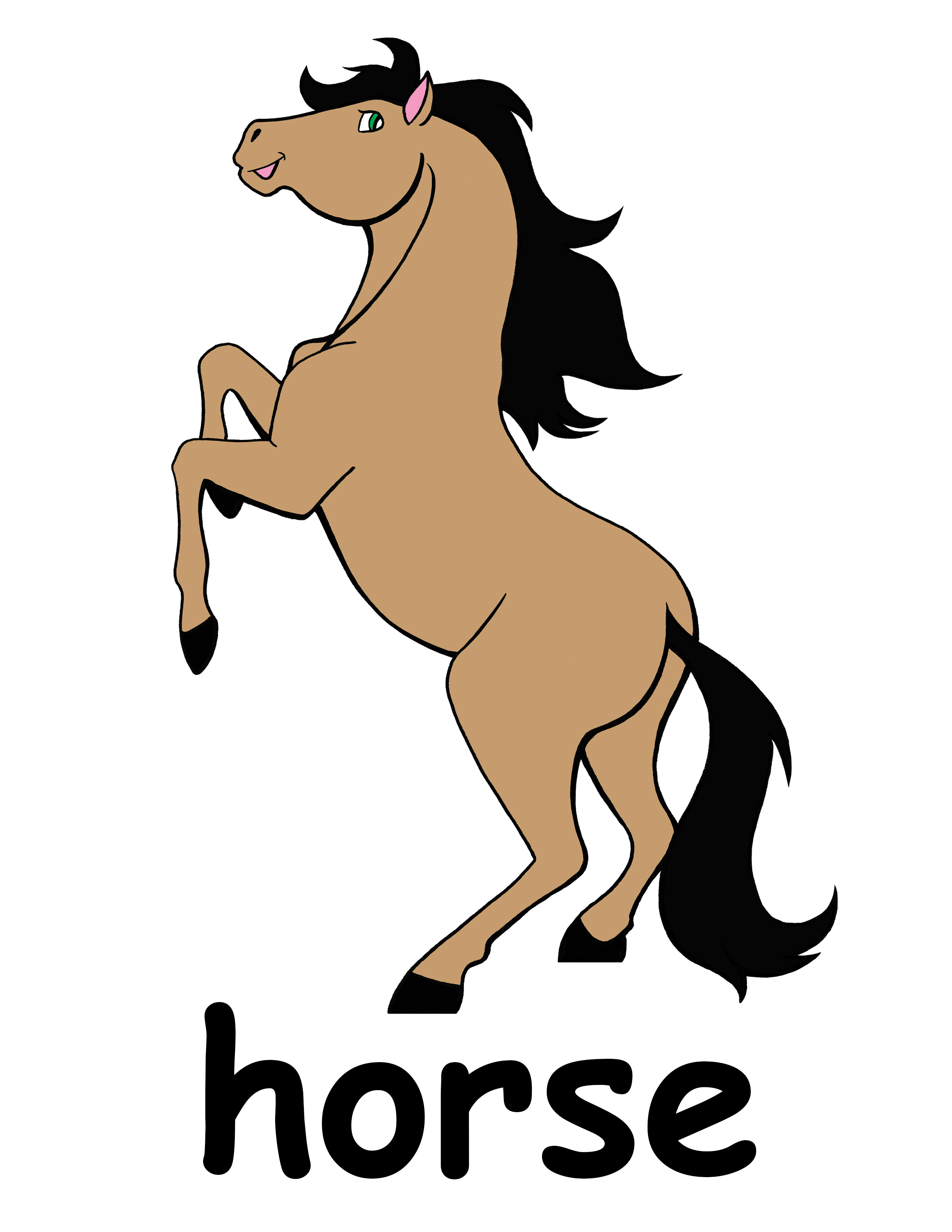 2550x3300 Pumpkin Clipart Horse 3824371