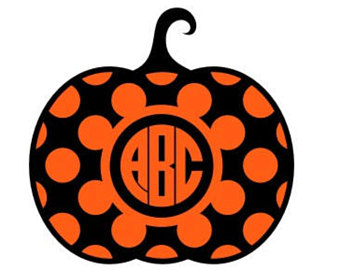 340x270 Quatrefoil Pumpkin Monogram Svg Instant Download Design For Cricut