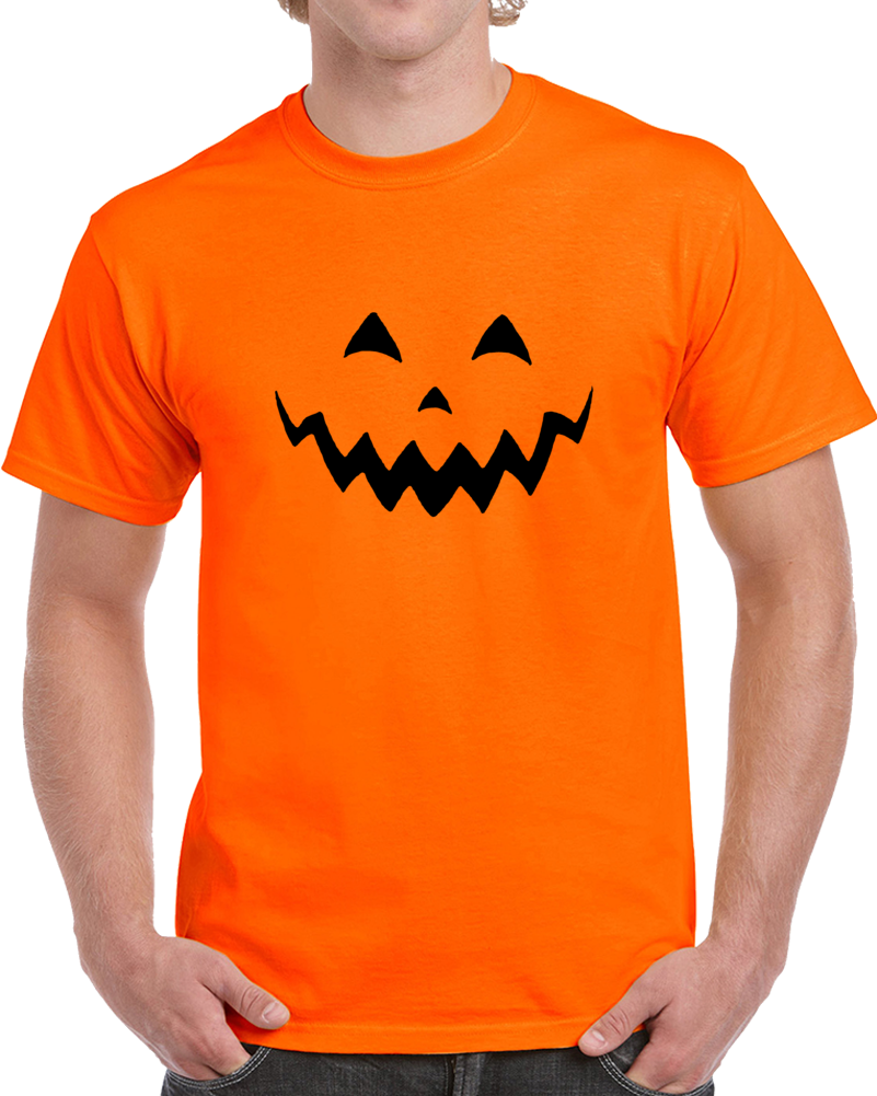 801x1001 Funny Halloween Big Head Pumpkin Silhouette Costume T Shirt