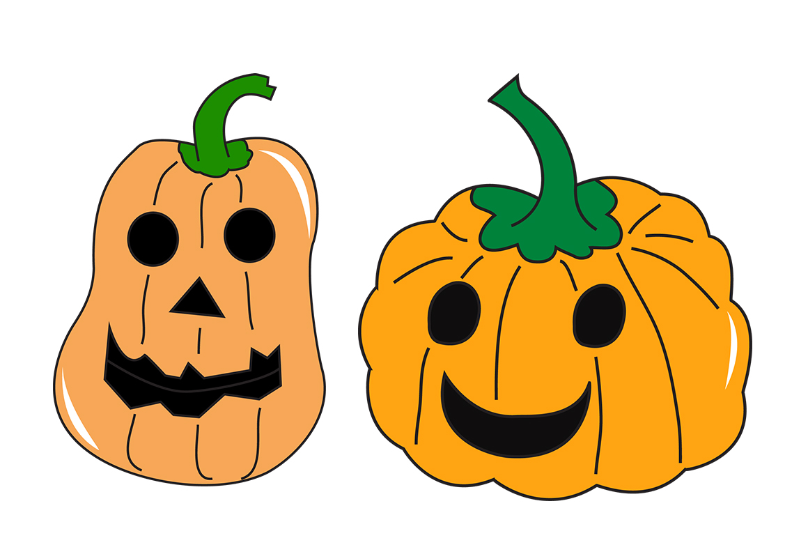 1160x772 Cute Halloween Svg Doodle Christmas Elements, Pumpkin Svg