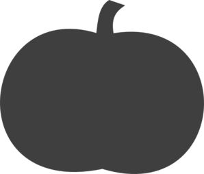 298x255 Gray Pumpkin Clip Art