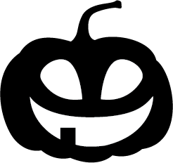 246x232 Halloween Pumpkin Silhouettes