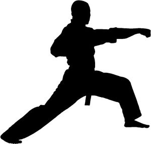 300x285 Karate Punch Sticker Car Window Decal Fight Kick Neat Gift Vinyl
