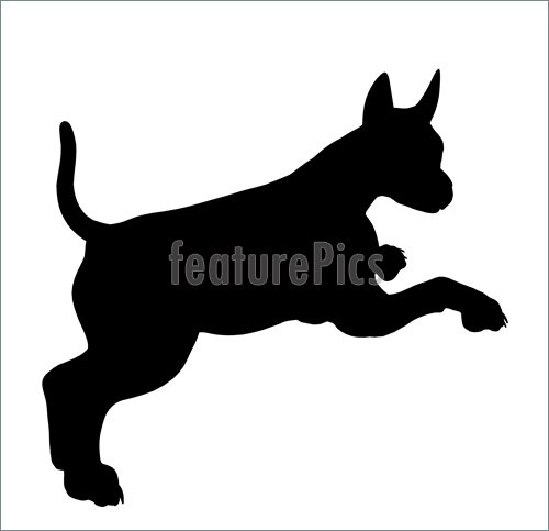 500x483 Pets Puppy Dog Silhouette