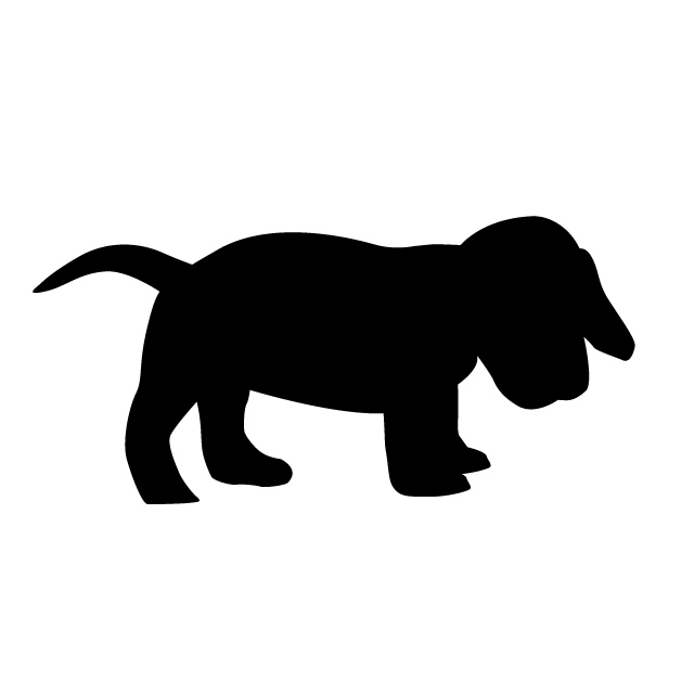 640x640 Puppy Animal Silhouette Free Illustrations