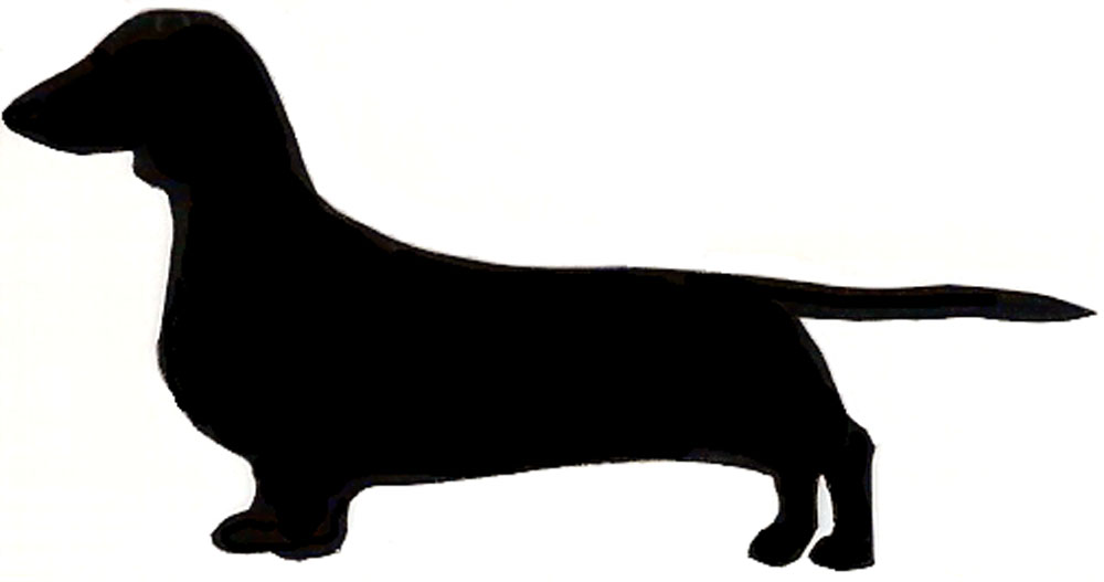 1000x527 Wiener Dog Clipart