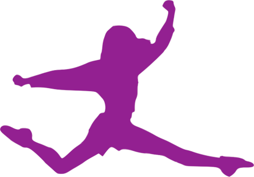 500x349 Purple Dancer Public Domain Vectors