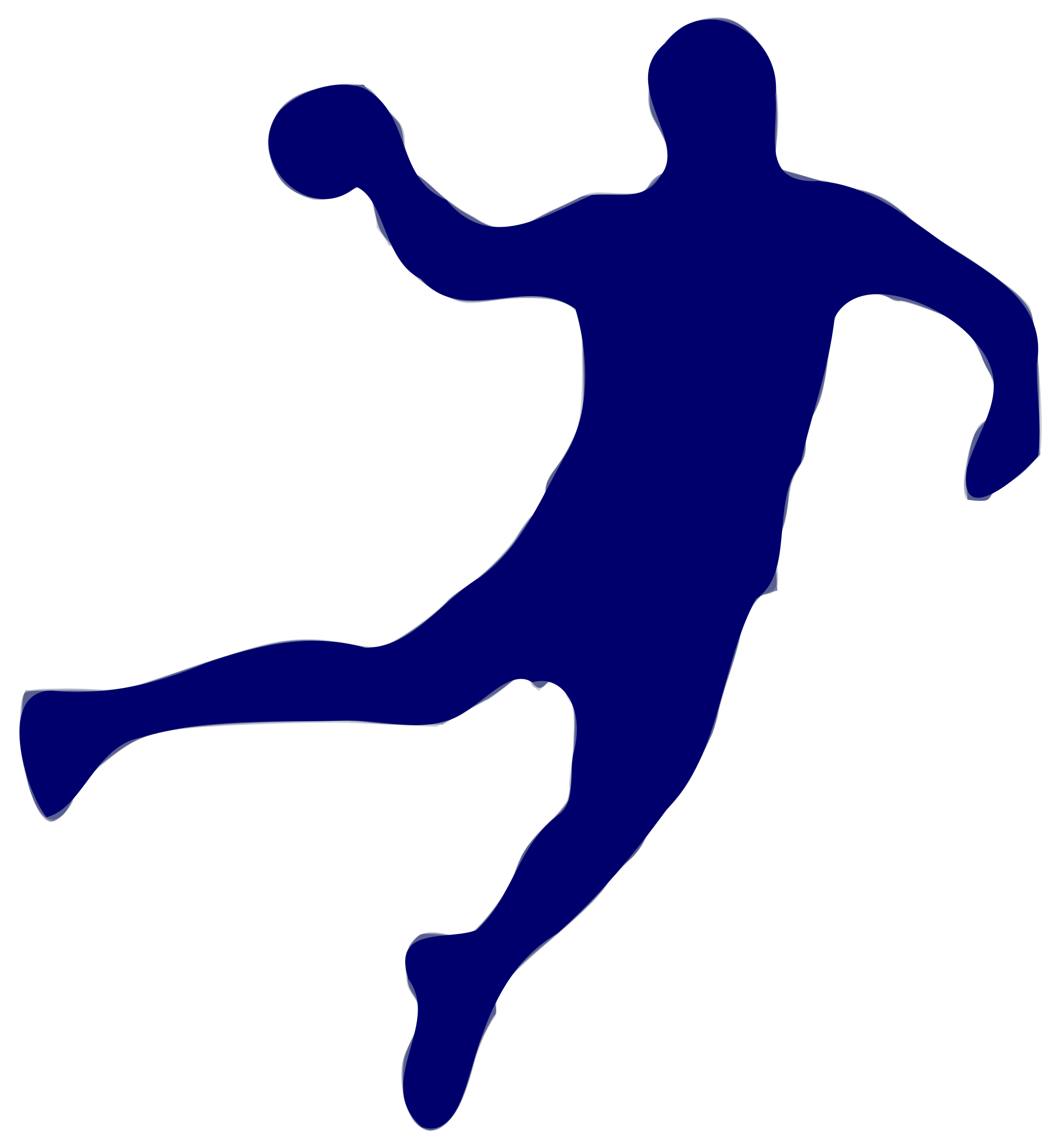 2214x2400 Silhouette Handball 01 Icons Png