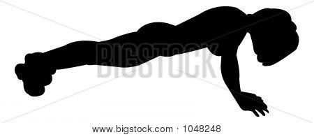 450x196 Push Up Silhouette