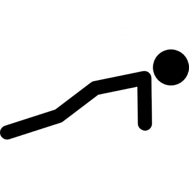 626x626 Stick Man Variant Doing Push Ups Icons Free Download