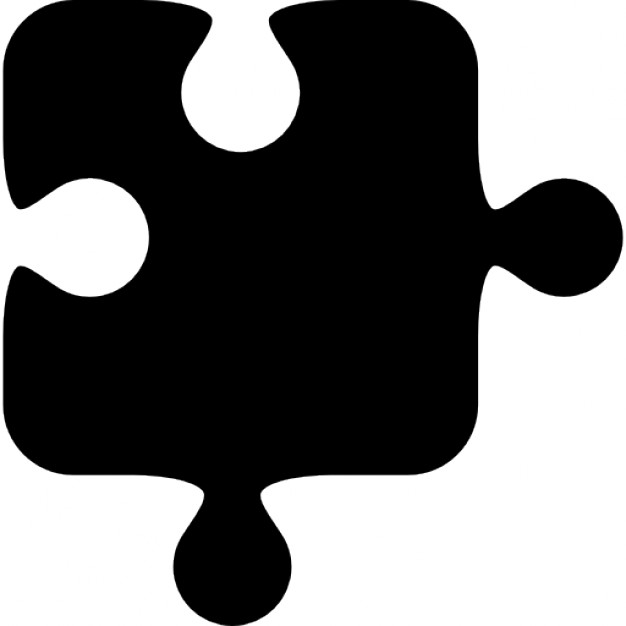 626x626 Puzzle Piece Silhouette Icons Free Download