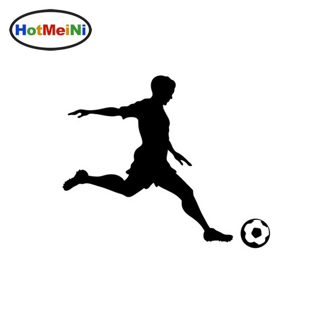 640x640 Soccer Player Sports Vinyl Decal Soccer Ball Sticker For Boat Rv