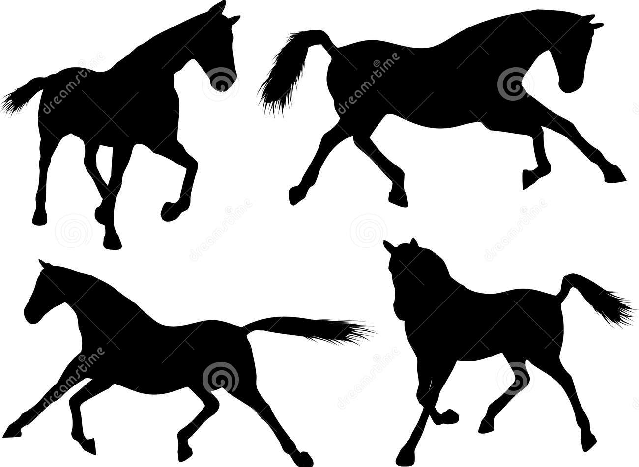 1300x951 Silhouette Clip Art Horse Clipart Panda