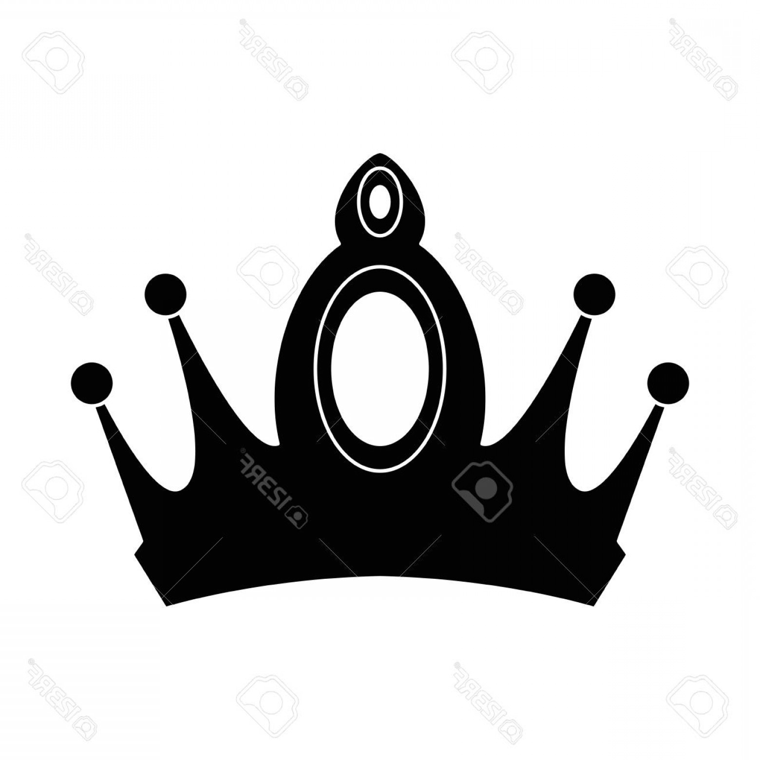 1560x1560 Photostock Vector Queen Crown Isolated Icon Vector Illustration