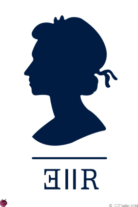 283x425 Young Queen Elizabeth Silhouette Decal Eiir