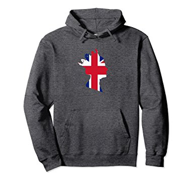 385x360 Queen Elizabeth Union Jack Hoodie