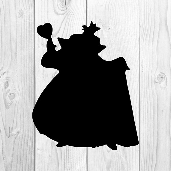 Queen Of Hearts Silhouette at GetDrawings | Free download