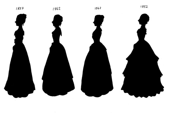 600x427 Victorian Silhouettes 1837 52 By ~lady Of Crow