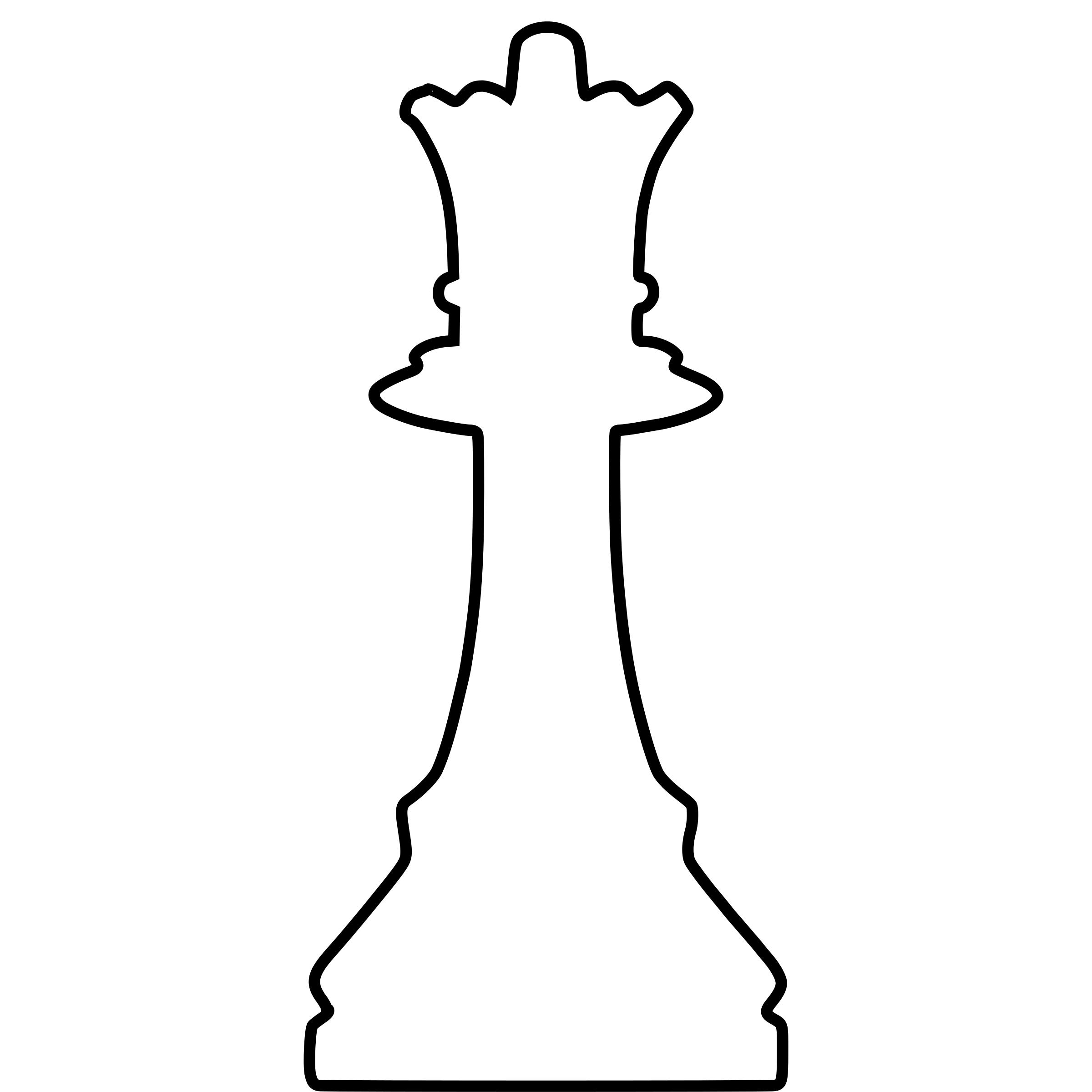 2400x2400 White Silhouette Chess Piece Remix Queen Dama Icons Png