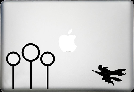 570x390 Harry Potter Quidditch Decal Computer Decal