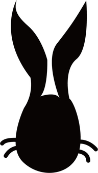192x340 Free Cliparts Silhouette, Rabbit, Edge
