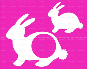 340x270 Bunny Silhouette Etsy