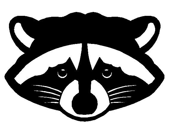 572x465 Silhouette Raccoon